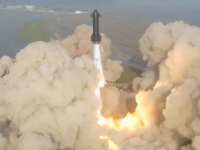 Запуск ракеты Starship, 20.04.23. Фото: SpaceX