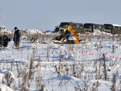 Поисковая операция МЧС после катастрофы, 12.2.18. Фото: ntv.ru