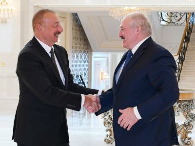 Ильхам Алиев и Александр Лукашенко. Фото: POOL/ТАСС